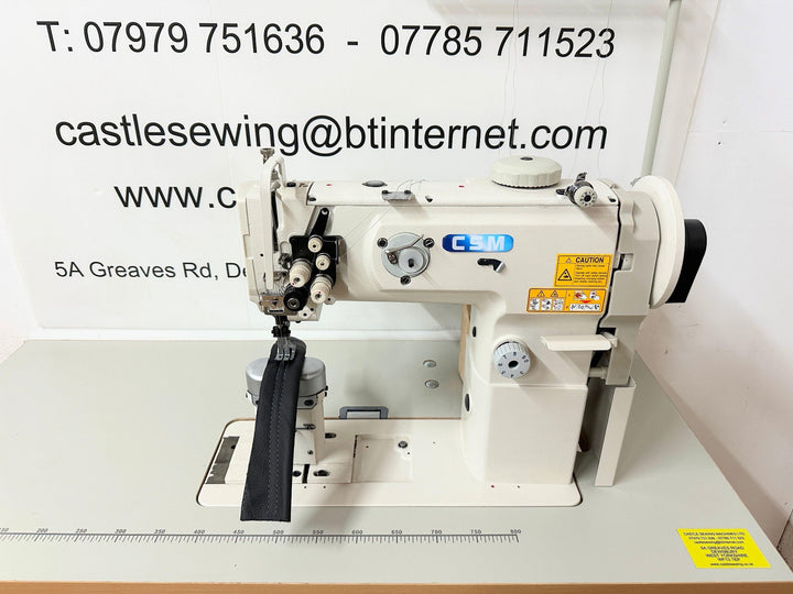 CSM-1760 Double Needle Post Bed Walking Foot Sewing Machine - Castle Sewing UK
