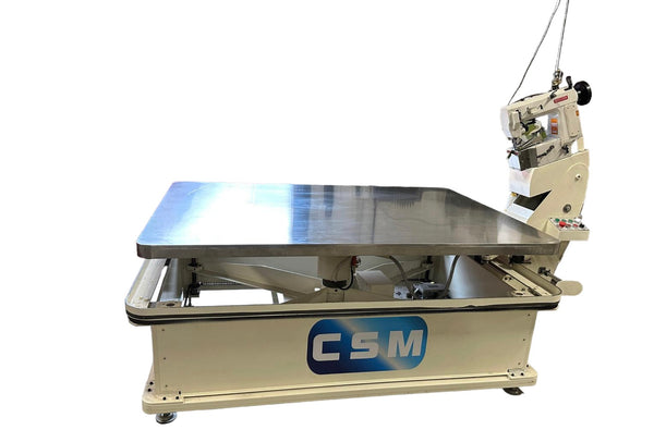 Mattress tape edge machine