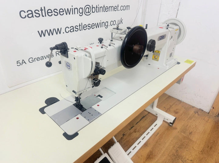 CSM 221 Long Arm Walking Foot Single Needle New Machine – Castle Sewing ...