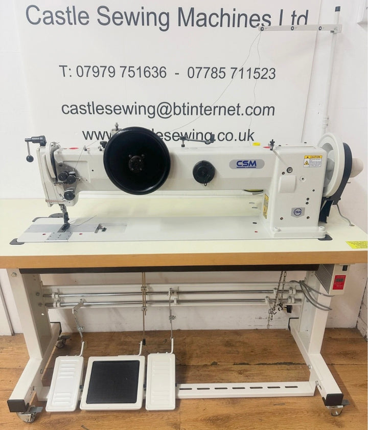 CSM 221 Long Arm Walking Foot Single Needle New Machine – Castle Sewing ...